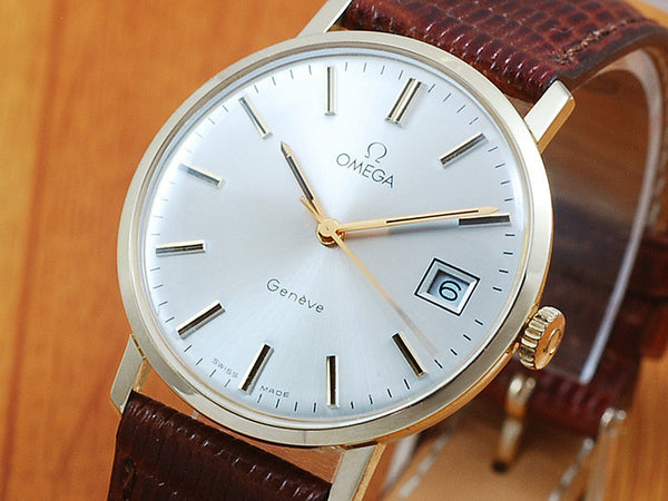 Omega Geneve 14K Solid Gold Vintage Watch 1972!