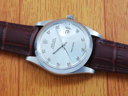 Rolex 6694 Oysterdate Precision Diamonds Men's Watch!