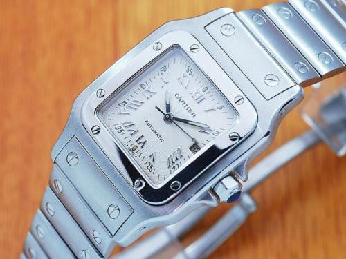 Cartier Santos Stainless Steel Automatic Men's Watch! 2319