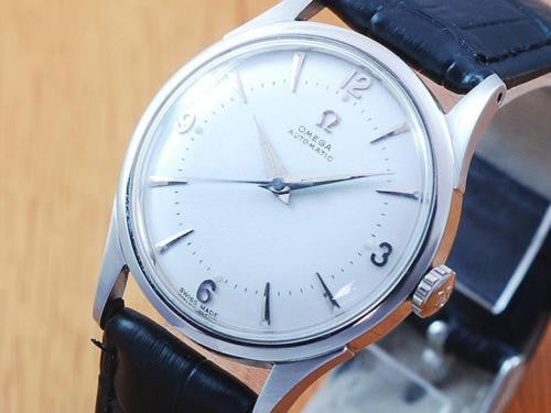 Omega Stainless Steel Automatic Bumper Men's Watch 1950!