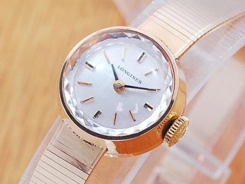 Longines 18K Solid Rose Gold Hand Wind Women's Watch! New Old Stock!