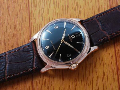 Omega Seamaster 14K Solid Rose Gold Vintage Watch 1950!