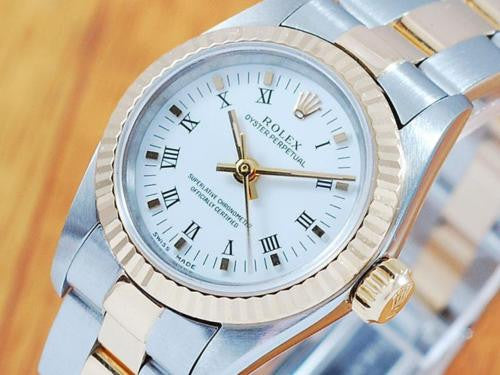 Rolex 18K Gold & S/S Automatic Women's Automatic Watch! 67193
