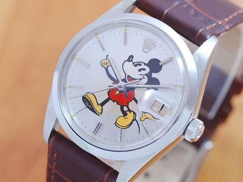 Rolex Precision 6694 Mickey Mouse Men's Watch!