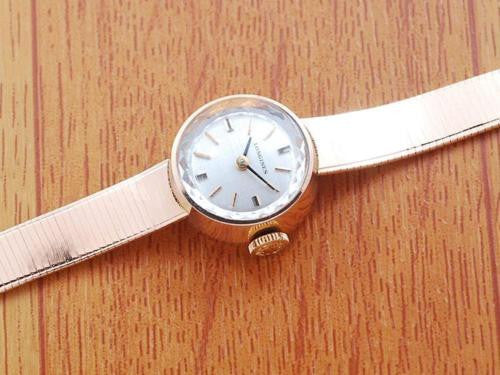 Longines 18K Solid Rose Gold Hand Wind Women's Watch! New Old Stock!