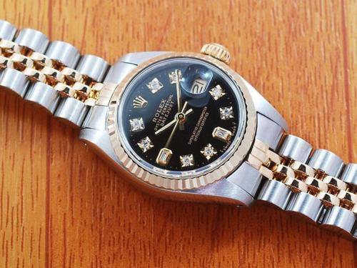 Rolex 18K Gold Diamonds DateJust Automatic Women's Watch!