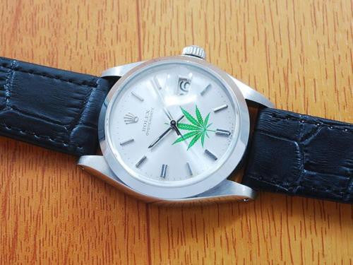 Rolex 6694 Oysterdate Precision Marijuana Men's Watch!