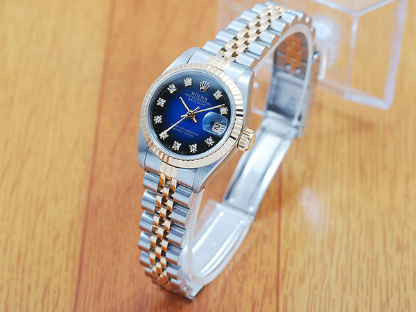 Rolex 18K Gold & S/S Diamonds DateJust Women's Watch!