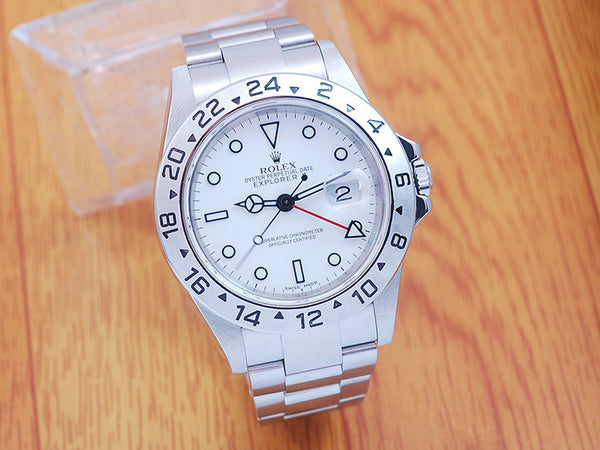 Rolex Explorer II 16570 Automatic Men's Watch!