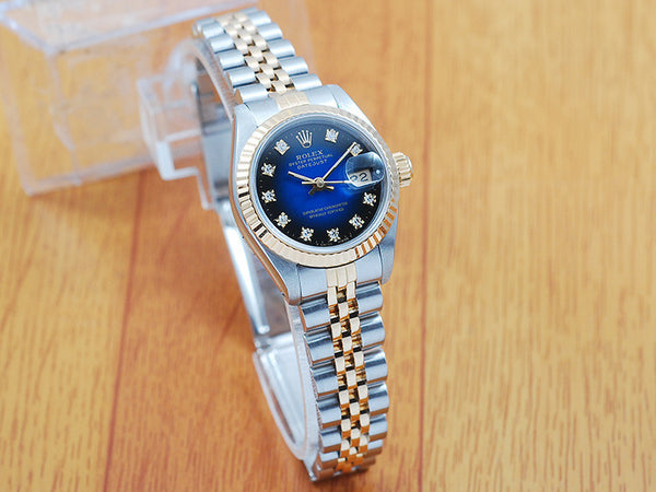 Rolex 18K Gold & S/S Diamonds DateJust Women's Watch!