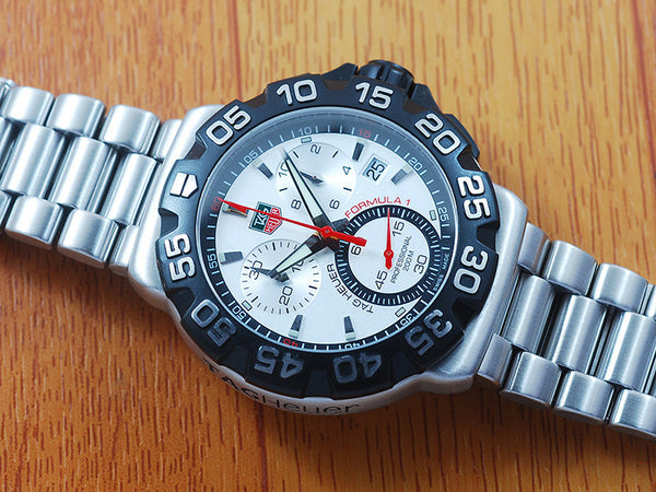 Tag Heuer F1 Chronograph Stainless Steel Men's Watch!