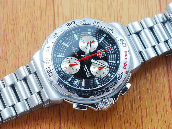 Tag Heuer Indy 500 Chronograph Stainless Steel Men's Watch!