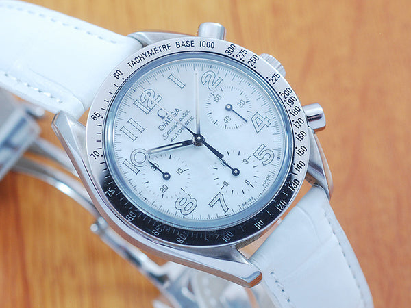 Omega Speedmaster Chronograph Pearl Automatic Women's Watch!