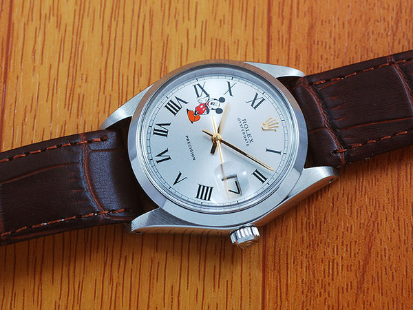 Rolex Precision 6694 Mickey Mouse Vintage Men's Watch!