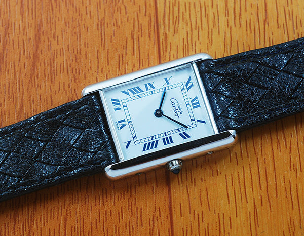 Cartier Tank Sterling Silver Midsize Watch!